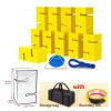 Team Stacking Tower Game, Team Building Games for 5-20 People, Field Day Teamwork Games, Outdoor Garden/Lawn/Beach Games(Yellow,10PCS) view 2