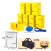 Team Building Games for Work Adults Field Day Outdoor Game Set, Group Activity Team Stacking Tower Games for 5-20 People(Yellow,8PCS) view 2