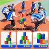 Team Building Games for Work Adults Field Day Outdoor Game Set, Group Activity Team Stacking Tower Games for 5-20 People(Yellow,8PCS) view 4