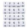 20PCS 16MM Plastic Six Sided Dice Game Props, Multifunction Dice Cube for Classroom Board Games DIY Sticker Counting Teaching view 1