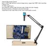 24MP HD Industry Digital Microscope Camera, 150X Lens, 56 LEDs Ring Light, Metal Bracket, with USB Connection (US Plug) view 2