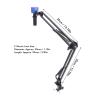 24MP HD Industry Digital Microscope Camera, 150X Lens, 56 LEDs Ring Light, Metal Bracket, with USB Connection (US Plug) view 3