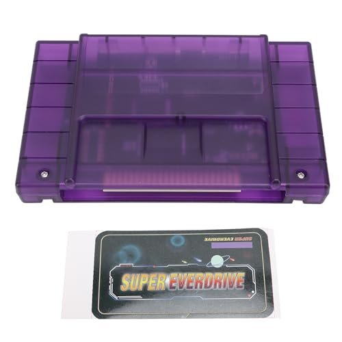 3000 in 1 Game Cartridge with 8GB Memory Card for SFC Game Console, Explore More Classic Games, Fast Stable, Automatic Save, Unlimited Play (Transparent)