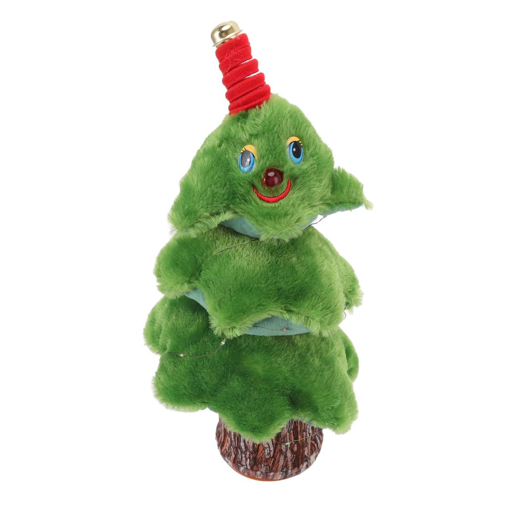 Dancing Christmas Tree Singing Singing 8 Songs Singing Electric for Toy to Table Sofa Bed Car (Dancing Stump Christmas Tree)