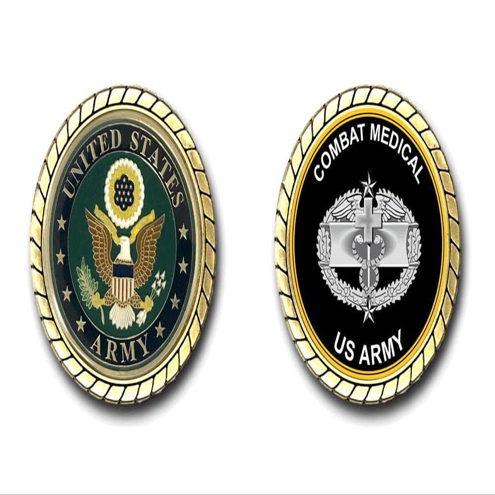 US Army Combat Medical Badge 3rd Award Challenge Coin