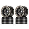 1 Inch Beadlock Wheel Rims Negative Offset Compatible With SCX24 1/24 1/18 RC Crawler AX24 K5 Blazer Enduro24 view 1