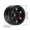 1 Inch Beadlock Wheel Rims Negative Offset Compatible With SCX24 1/24 1/18 RC Crawler AX24 K5 Blazer Enduro24 view 2