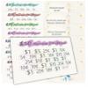 Add Savings Tracking to Any Piggy Bank Style, Piggy Bank Accessory-Money Goal Tracker,Companion for Piggy Bank-Saving Challenge Card, Piggy Bank Saving Sheet,Teaching Money Tool, 12 Pcs-Easy Mode view 1