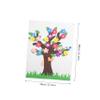 IMIKEYA Versatile Boys and Girls Wall Art Felt Decor Storyboard Preschool Learning Activity Felt Flower Tree for Home view 2