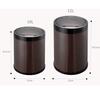 SIDUFHAOPKLL Smart Home Automatic Sensor Can for Kitchen Bathroom Toilet Smart Trash Can Living Room Wastebasket(43.5CM) view 2