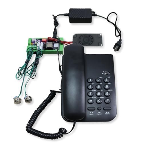 Mysterious Studio Escape Room Game Mechanism Props Electronic Puzzle Phone Props Business Phone (3-Way Button Call)