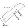 RC Car Accessories Compatible with MJX 16207 16210 Remote Control Car Upgrade Parts Metal Tail Wing Replacement Accesories(Red) view 3
