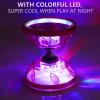 BodyRhythm Five Bearings Chinese Diabolo Yoyo Set with LED, Fiberglass Sticks, Adjustable Strings for All Ages - Best for Fitness and Tricks (Purple) view 2