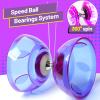 BodyRhythm Five Bearings Chinese Diabolo Yoyo Set with LED, Fiberglass Sticks, Adjustable Strings for All Ages - Best for Fitness and Tricks (Purple) view 3