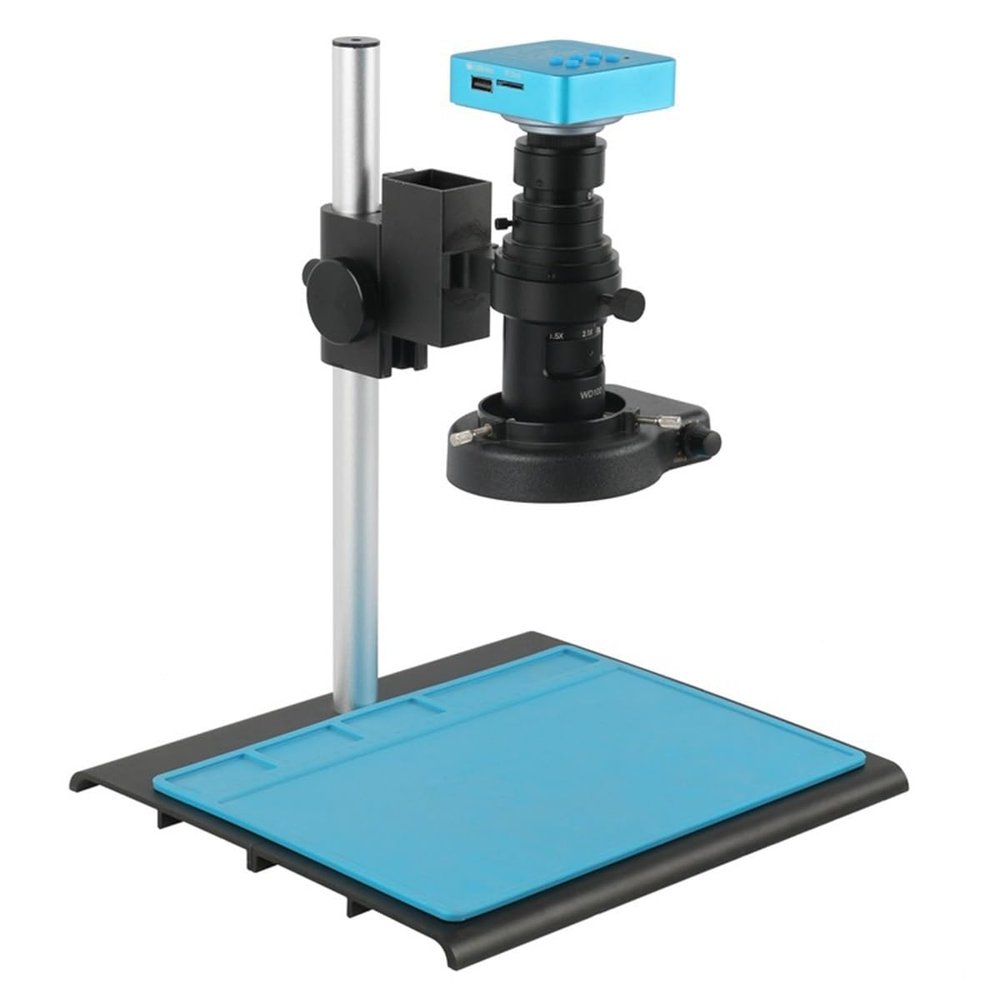 Microscope Observation 1080P Industrial Video Microscope Camera, 100X 180X 300X Zoom C Mount Lens(5)