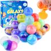 32 Pack Galaxy Slime Balls, Galaxy Slime Party Favor for Kids, Super Soft & Non-Sticky, Mess-Free, Stress Relief Toys, Birthday Gifts for Girls and Boys, Classroom Reward, Goodie Bag Stuffers view 1