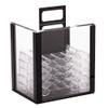 Gamers Lounge 1,000-count Acrylic Poker Chip Case - Includes 10 Poker Chip Trays view 1