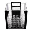 Gamers Lounge 1,000-count Acrylic Poker Chip Case - Includes 10 Poker Chip Trays view 4