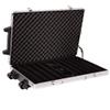 Gamers Lounge 1,000-count Rolling Aluminum Poker Chip Case - Locking, Key Included view 1