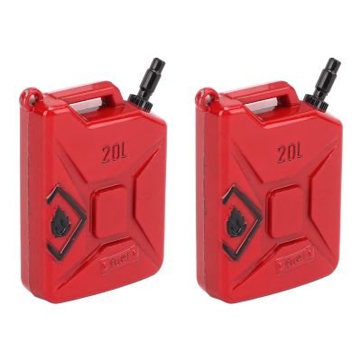 2Pcs RC Metal Simulation Mini Fuel Tanks Oil Tank for Axial SCX10 90046 1/10 Climbing Car RC Crawler Decoration Upgrades