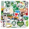 100PCS Golf Stickers, Cool Sport Golf Stickers for Scrapbooking, Golfing Stickers for Water Bottles, Funny Golf Ball Stickers, Golf Decorations for Party, Laptop Decals,Water Bottle view 1