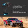 Hobby Fans RC Radio System 4CH 2.4G RC Transmitter with Receiver and Lanyard Anti-Jamming Remote Controller for RC Car Crawler Boat, Blue view 3