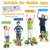 199PCS Building Blocks STEM Toys for 3 4 5 6 7 8+ Year Old Boy Girl Birthday Gifts Preschool Educational Building Toys for Kids Ages 3-5 4-8 5-7 6-8 Erector Sets Stem Kits Activities Creative Games view 2