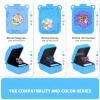 Soft Silicone Case for Bitzee Interactive Toy Digital Pet, Shockproof and Protective Carrying Case for Bitzee Interactive Electronic Pets with Lanyard (Blue) view 4
