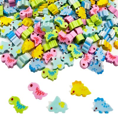 150 Pieces Mini Erasers Assortment Novelty Pencil Erasers Bulk for Rewards Prizes Gift (Dinosaur)