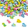 150 Pieces Mini Erasers Assortment Novelty Pencil Erasers Bulk for Rewards Prizes Gift (Dinosaur) view 1
