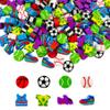 150 Pieces Mini Erasers Assortment Novelty Pencil Erasers Bulk for Rewards Prizes Gift (Sport Ball) view 1