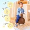 ZOOJOY Bouncy Bull Hopping Toys, Inflatable Brown Bouncy Horse Animal Hopper for Toddles, Outdoor Indoor Bouncing and Riding Toys for Boys Girls, Birthday Gifts for 18 Months 2 3 4 5 6 Yrs w/Pump view 4