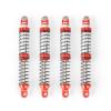 RACWD 112MM Shocks Aluminum Threaded Shock Adjustable Absorber Oil Damper for FMS 1/10 FCX10 LC80 Series Upgrades Part (Red) view 1