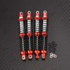 RACWD 112MM Shocks Aluminum Threaded Shock Adjustable Absorber Oil Damper for FMS 1/10 FCX10 LC80 Series Upgrades Part (Red) view 4
