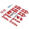 DAIKONRICH for SCY RC Car 16101 16102Pro 16103 Aluminum Alloy Suspension Arm Wheel Seat Steering Cup Set Upgrade Metal Parts Accessories(Red) view 1