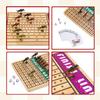 21 in Horse Race Board Game Racing Game Thickened Solid Wood with 11 Metal Horses, 2 Cards & 4 Dice, Horse Racing Game for 2-6 Players view 3