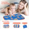 CHEFAN 4 Pack Felt Board Bible Stories Set, Flannel Board Stories, Nativity Flannel Graph Bible Toy for Kids, Include Last Supper, Jesus Calms The Storm, Triumphal Entry of Jesus, Crucifixion view 3