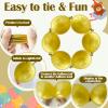 105pcs Linking Balloons 6 Inch Gold Quick Link Balloons for Photo Shoot Gender Raver Anniversary Bridal Christmas Wall Backdrop Baby Shower Birthday Party Carnival Decorations view 3