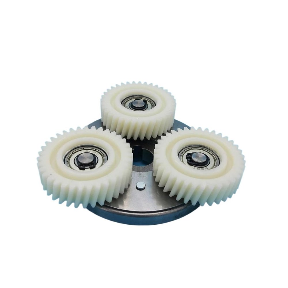 47.3x13mm 35T Helical Nylon Gear with 608Z Bearings & 88mm Clutch for Hub Motors - Ebike Repair & Upgrade Kit(Right Outlet Clutch)