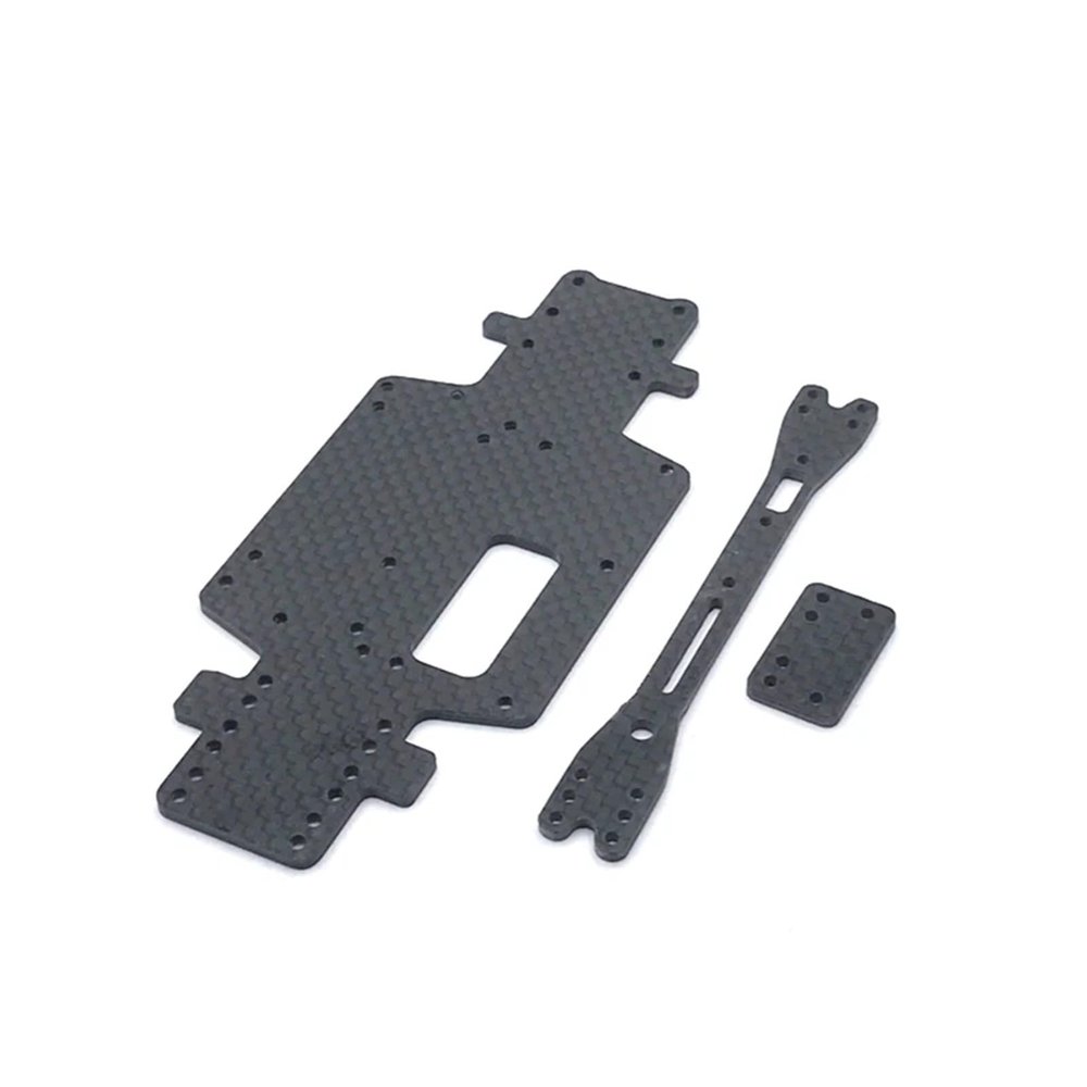 DAIKONRICH Carbon Fiber Bottom Plate Upgrade Chassis Frame for WLtoys 1/28 284131 K969 K979 K989 K999 P929 P939 RC Car Parts