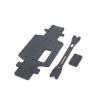 DAIKONRICH Carbon Fiber Bottom Plate Upgrade Chassis Frame for WLtoys 1/28 284131 K969 K979 K989 K999 P929 P939 RC Car Parts view 1