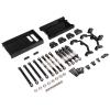 DAIKONRICH for MN Model 1/12 New for MN98 MN99s Remote Control Car Metal Upgrade Accessories Parts Front and Rear Compartment Pull Rod Set(Silver) view 3