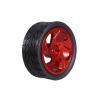 DAIKONRICH for MJX Hyper go 1/14 14301 14302 14303 RC Car Metal Wheel Hub Tires Upgrade Tyre 12mm Adapter(Blue) view 2