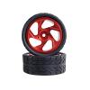 DAIKONRICH for MJX Hyper go 1/14 14301 14302 14303 RC Car Metal Wheel Hub Tires Upgrade Tyre 12mm Adapter(Blue) view 4