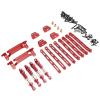 DAIKONRICH Suitable for MN Model 1/12 for MN168 MN78 RC Car Metal Upgrade External Spring Shock Absorber Fixed Rod Parts Accessories(Red) view 2