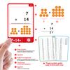 220Cards, 424Pictures Educational Math Flash Cards, Addition Subtraction Multiplication Division Flash Cards, for 7,8,9,10,11Years, 2ed, 3rd,4th,5th, 6th Grade Boys Girls.(Add Sub MUL Div Set) view 4