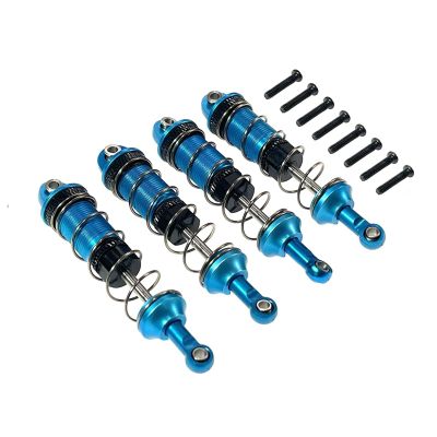 DAIKONRICH for MJX Hyper Go 16207 16208 16209 16210 H16 H16BM Metal Front Shock Absorber Rear Metal Oil Filled Shocks Absorber(Blue)