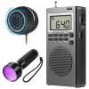 Dunzy Ghost Hunting Equipment Kit,Spirit Ghost Hunting Equipment Communication Include 1 Paranormal Radio 1 Speaker and LED UV Flashlight,Paranormal Research Tool Portable Detector(Retro Style) view 1