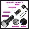 Dunzy Ghost Hunting Equipment Kit,Spirit Ghost Hunting Equipment Communication Include 1 Paranormal Radio 1 Speaker and LED UV Flashlight,Paranormal Research Tool Portable Detector(Retro Style) view 3