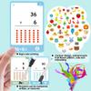 110 Cards, 212 Pictures Educational Math Flash Cards, MUL Div Multiplication Division Flash Cards, for Toddlers 7,8,9,10,11 Years for 2ed, 3rd,4th,5th, 6th Grade Studends. (Multi Division Set) view 2